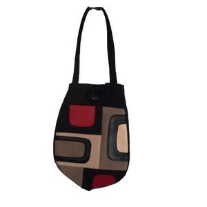 Lovely colour block handbag